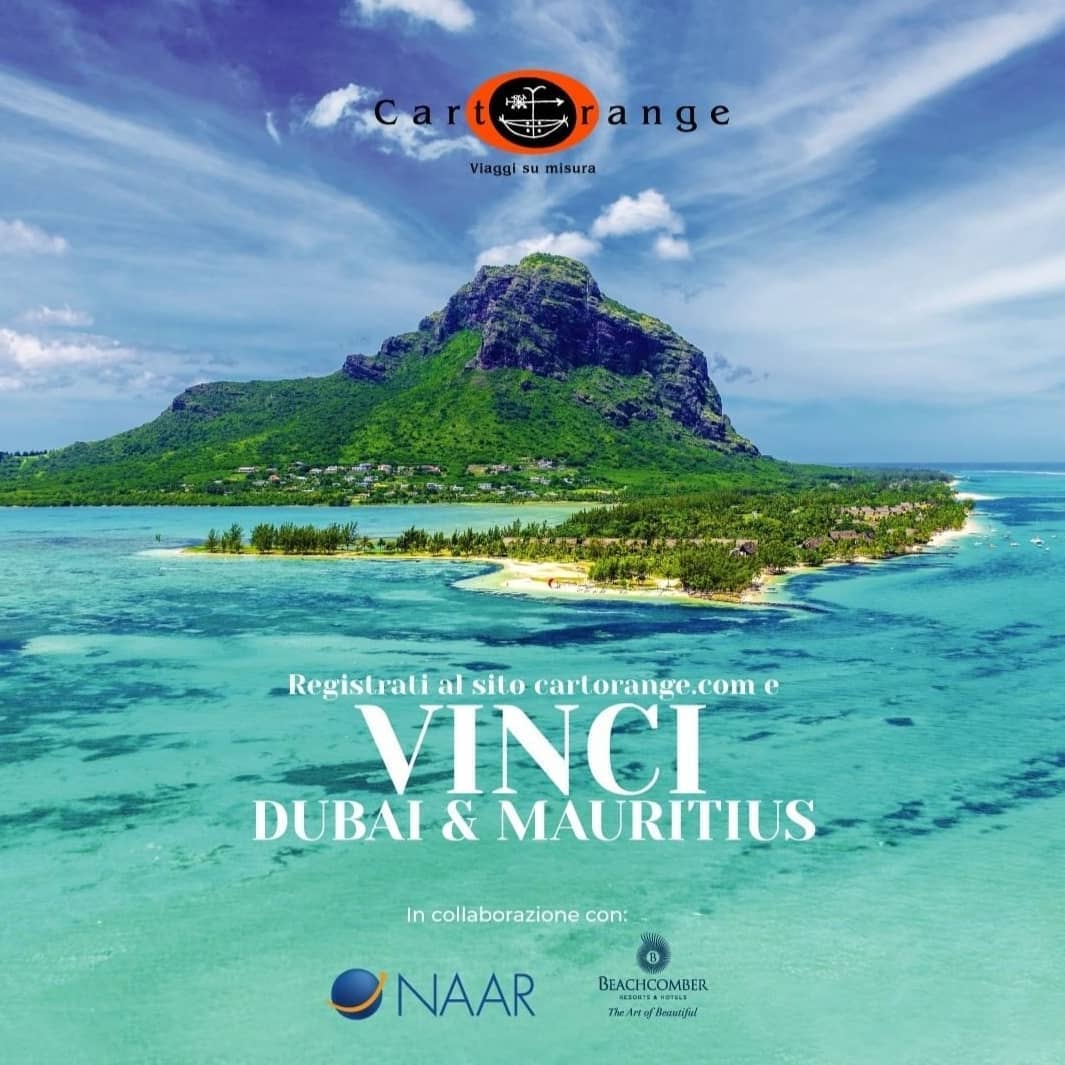 Torna il nuovo concorso CartOrange! 
Quest'anno in palio un magnifico viaggio a Dubai e Mauritius. Registrati su www.cartorange.com per partecipare.

#ioviaggiocartorange #dubai #mauritius #concorso #travel #buonafortuna